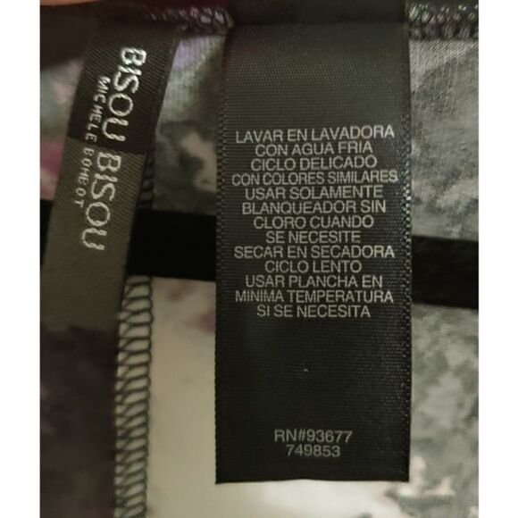 Women's Colorful 3/4 Sleeve with Zipper Tunic EUC Size XL - Picture 6 of 8